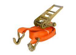 Ratchet lashing strap | 75mm | 12 meter | Orange