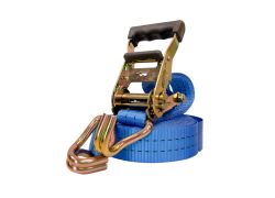 Ratchet lashing strap | 35 mm | 6 meter | Blue