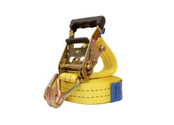 Ratchet lashing strap | 35 mm | 6 meter | Yellow