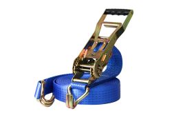 Ratchet lashing strap | Ergo | 50mm | 9 meter | Blue