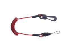 Tool Lanyard | Spiral cord | Swivel | Removable attachment