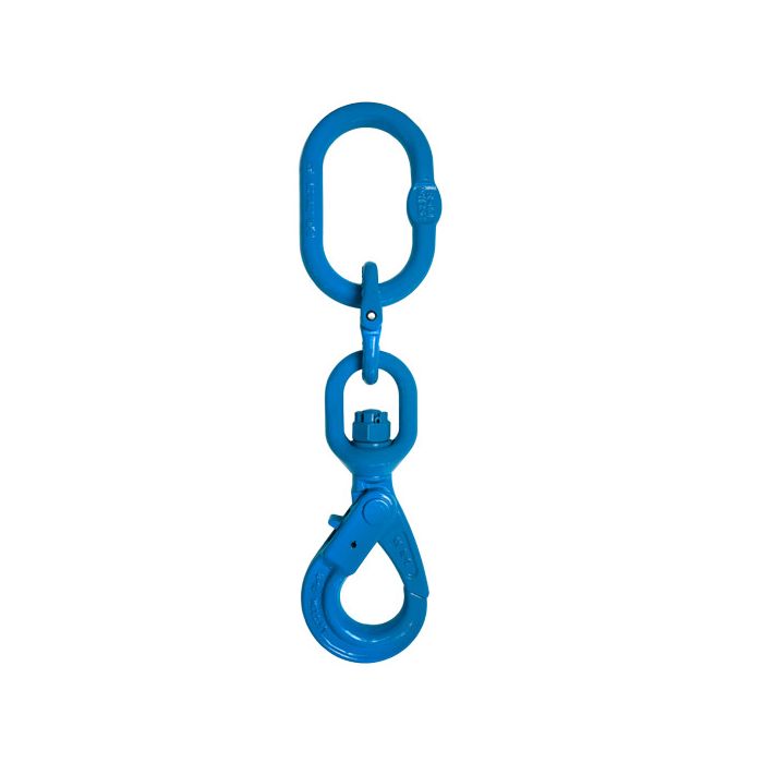 Swivel safety hook with masterlink, available from stock at, Swivel Hook 