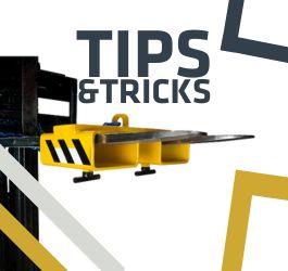 Tips & Tricks for using a forklift hook: flexibility and safety combined.