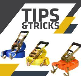Tips & Tricks | Securing cargo with ratchet straps